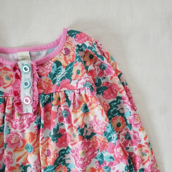 Matilda Jane Floral Polka Dot Pink Kids Nightgown Dress Pajamas PJs Kids 6 - Picture 2 of 8